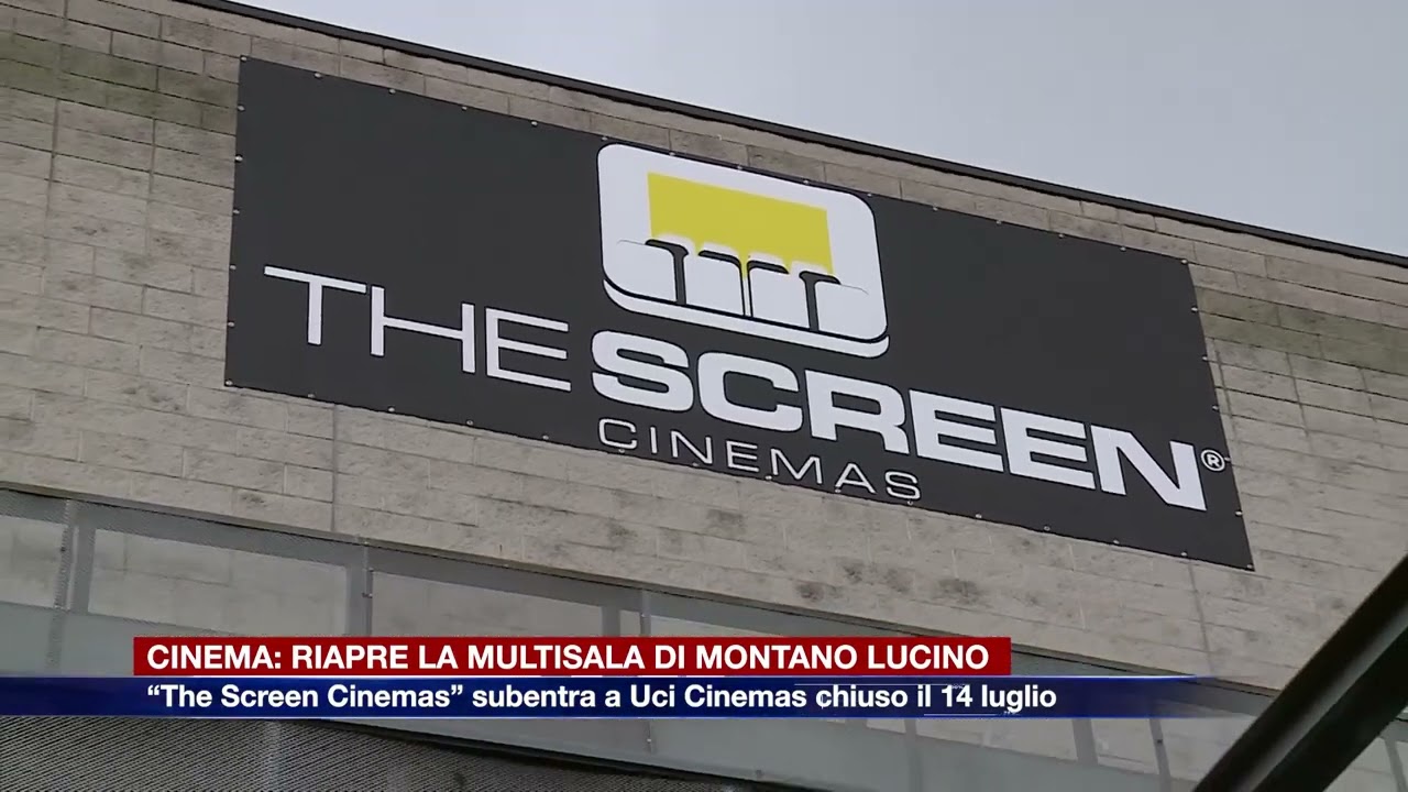 Etg - Cinema: riapre il multisala di Montano Lucino