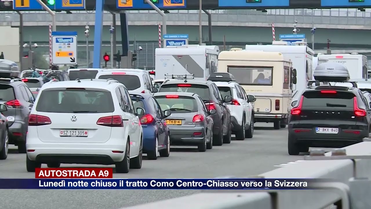 Etg - Chiusure notturne sulla A9 il 25 e 27 agosto