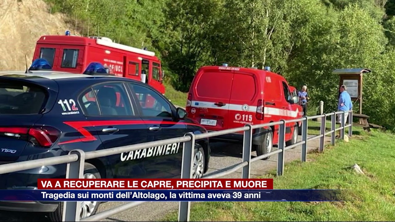 Etg - Allevatore di 39 anni precipita e muore sui sui monti dell’Altolago