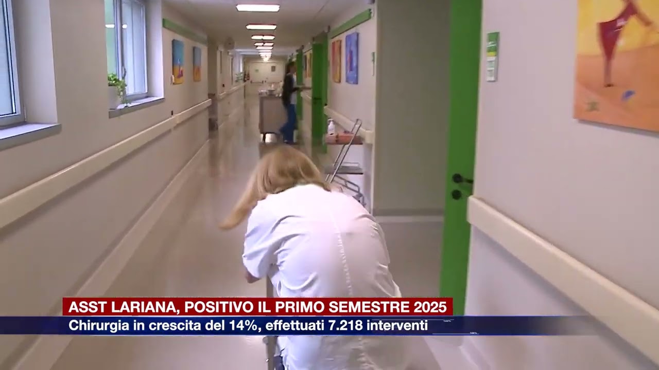 Etg - Asst Lariana, primo semestre 2025 in crescita. Chirurgia: +14%, effettuati 7.218 interventi