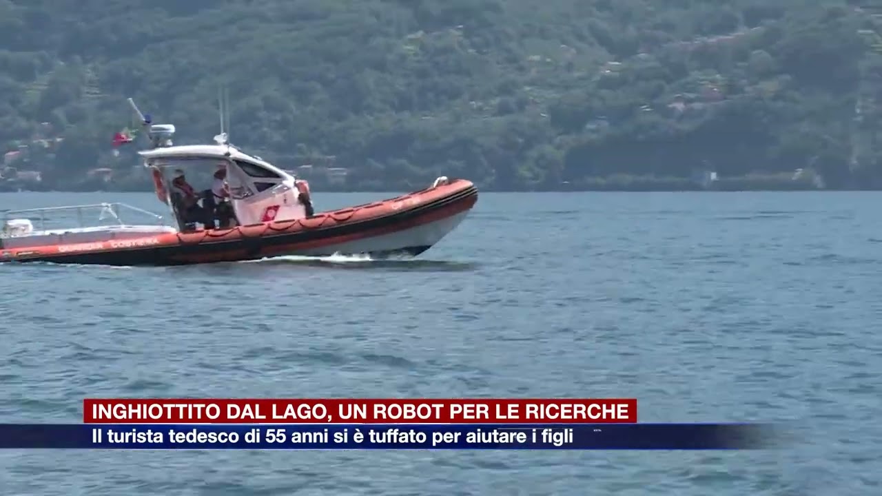 Etg - Dorio, ricerche senza sosta del turista tedesco disperso nel lago