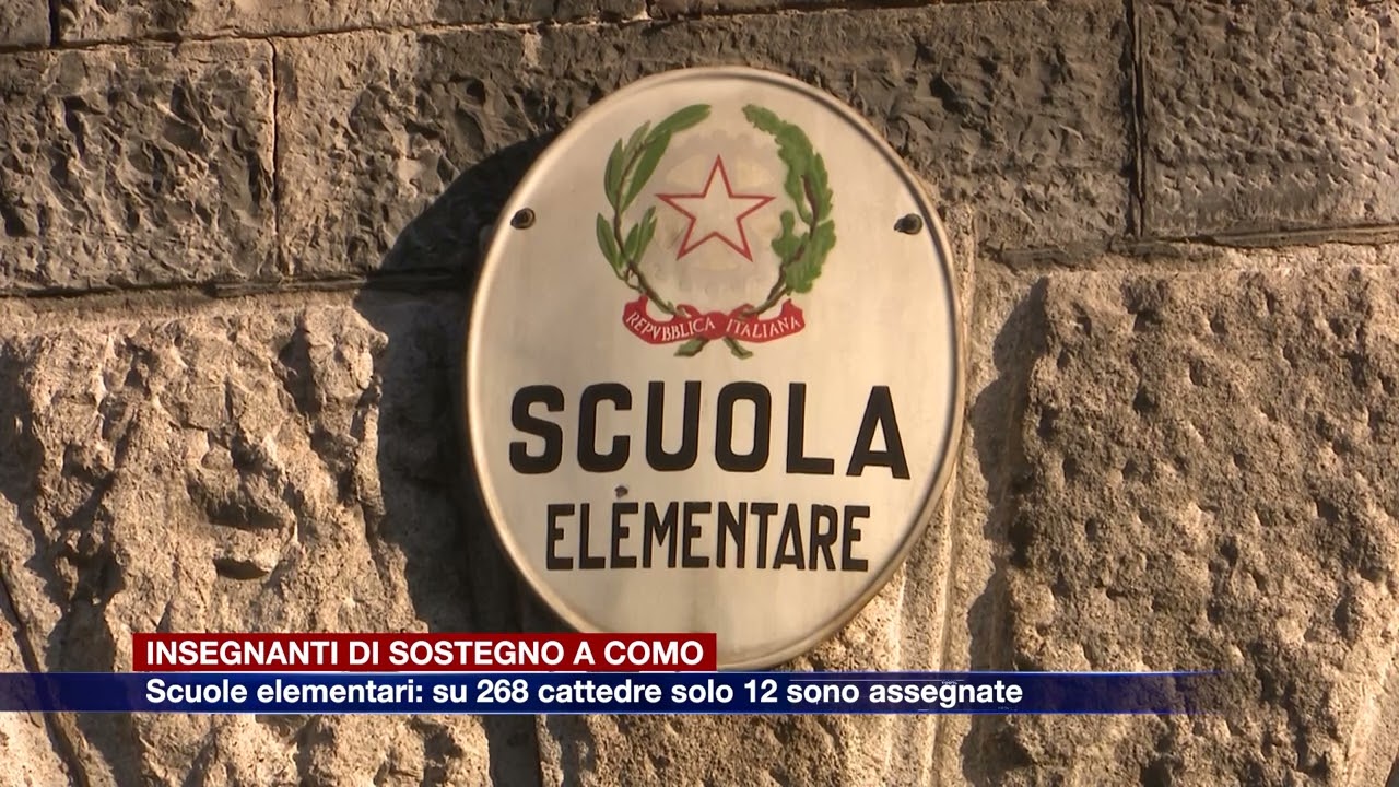 Etg - Insegnanti di sostegno a Como, alle elementari scoperte 256 cattedre su 268