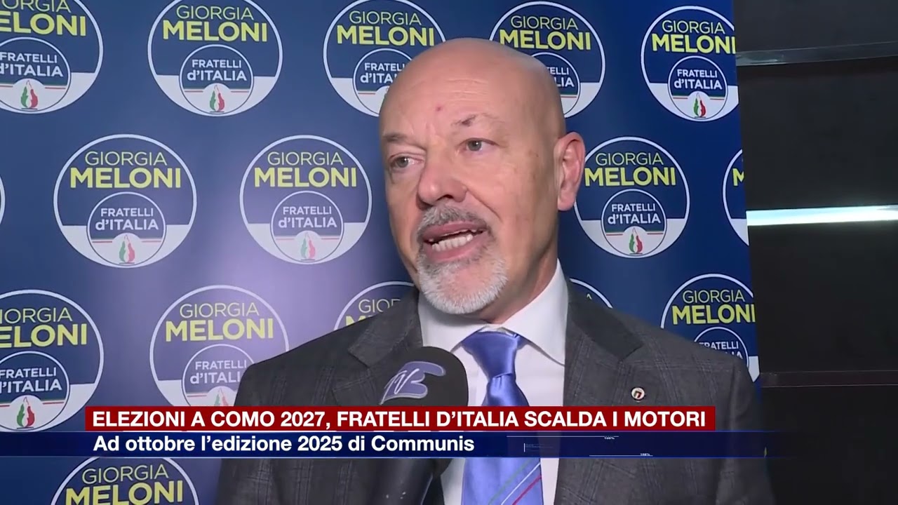 Etg - Elezioni Como 2027, Fratelli d'Italia scalda i motori. A ottobre torna Communis