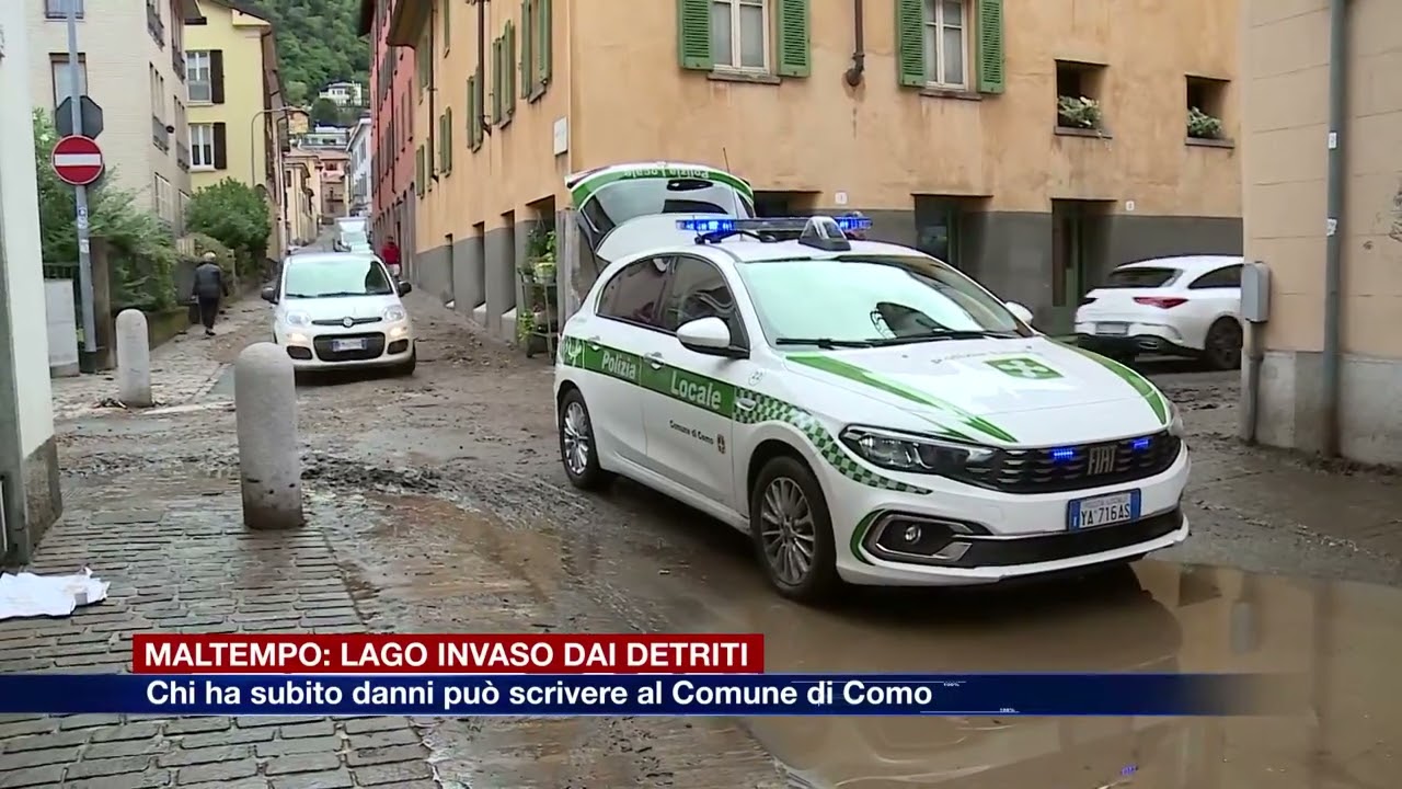 Etg - Maltempo, detriti nel lago. I privati possono segnalare i danni subiti