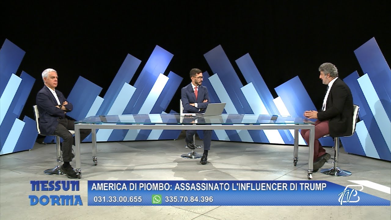 NESSUN DORMA - 12 SETTEMBRE 2025 - L'AMERICA DI PIOMBO E LO SPETTRO DELLA GUERRA CIVILE
