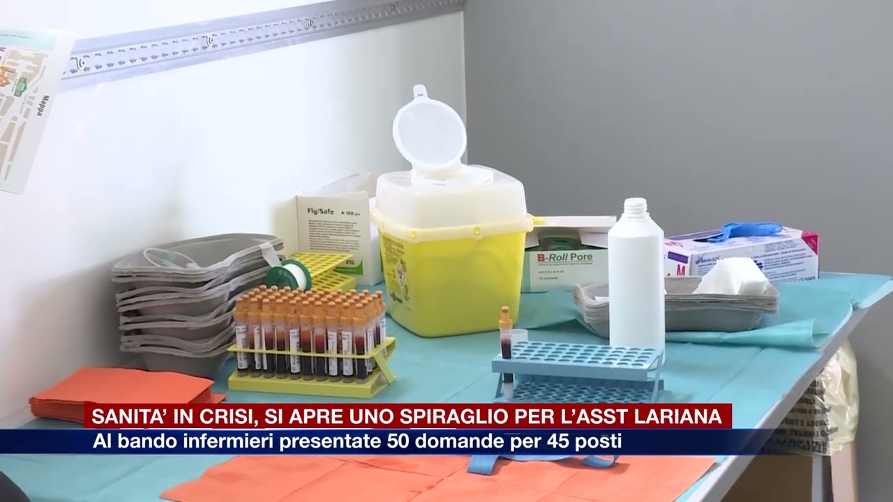 Etg - Sanità in crisi, uno spiraglio per l'Asst Lariana. Al bando infermieri 50 domande per 45 posti