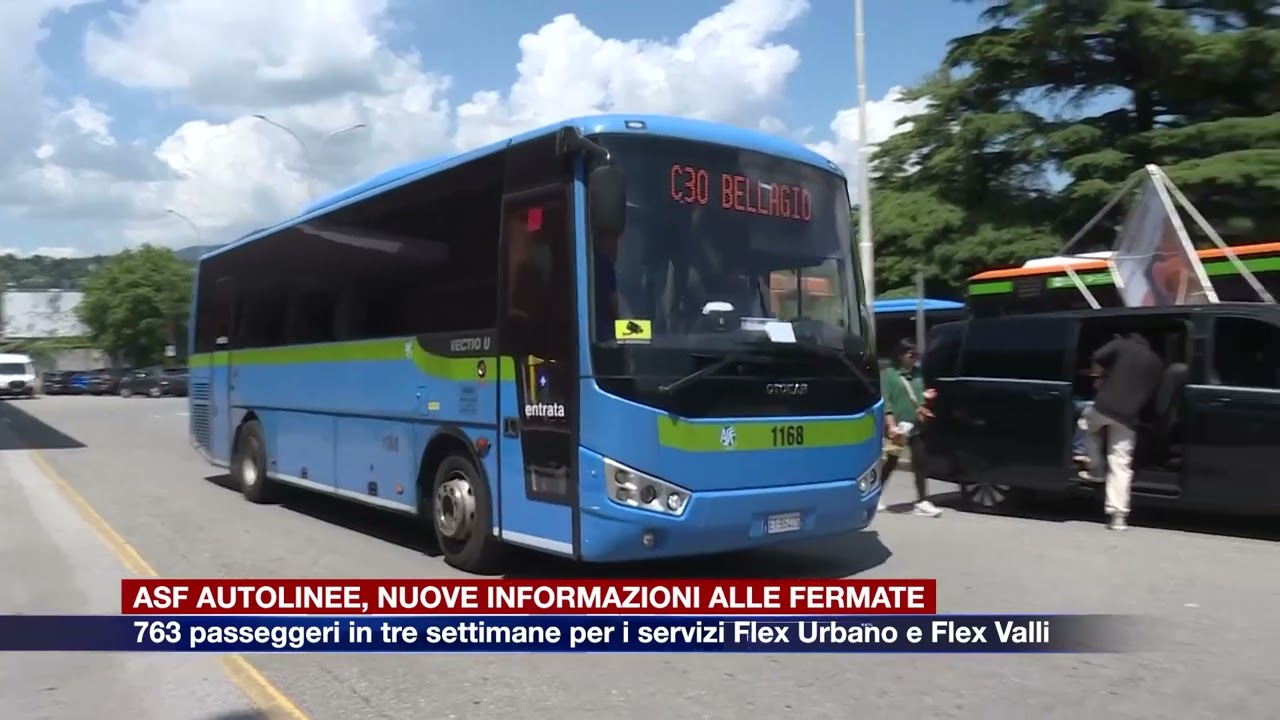 Etg - Asf Autolinee, 763 passeggeri in tre settimane per i servizi Flex urbano e Flex Valli