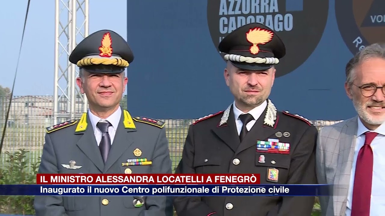 Etg - Fenegrò, inaugurato il nuovo Centro polifunzionale di Protezione civile