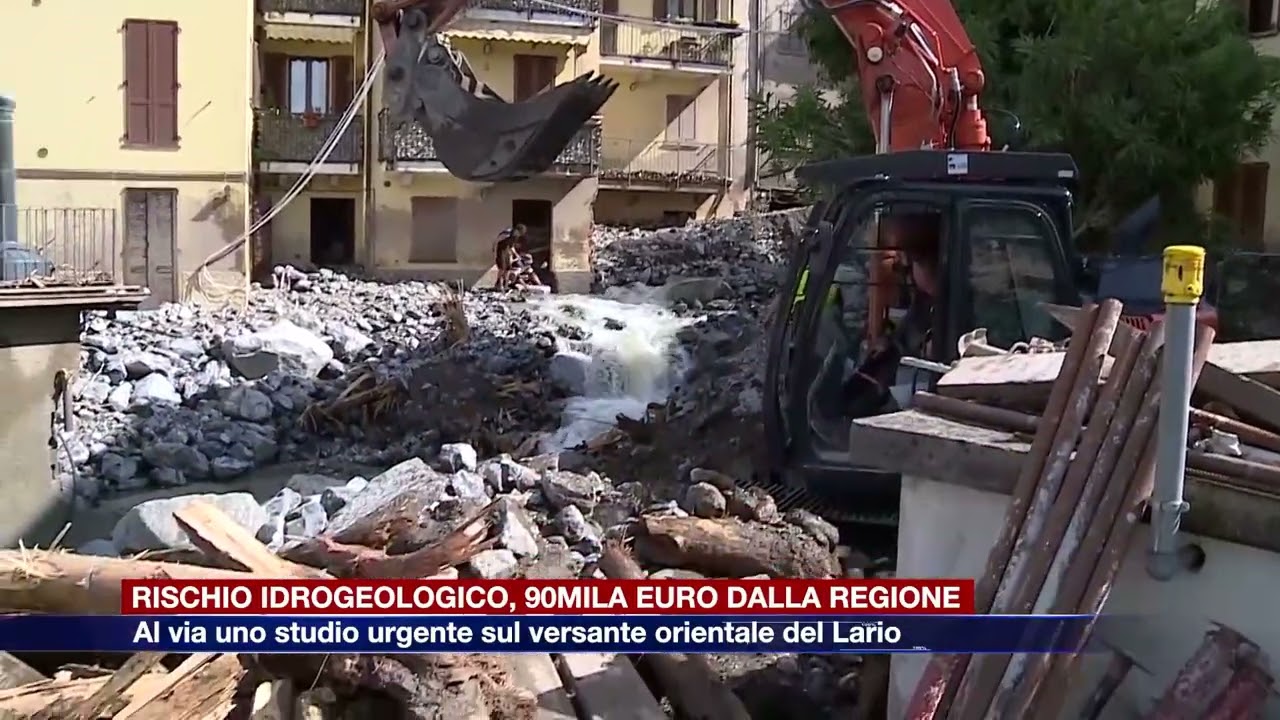 Etg - Rischio idrogeologico, al via uno studio urgente sul versante orientale del Lario