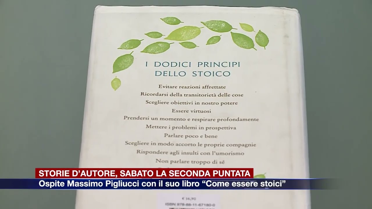 Etg - Storie d’autore, sabato la seconda puntata. Ospite Massimo Pigliucci