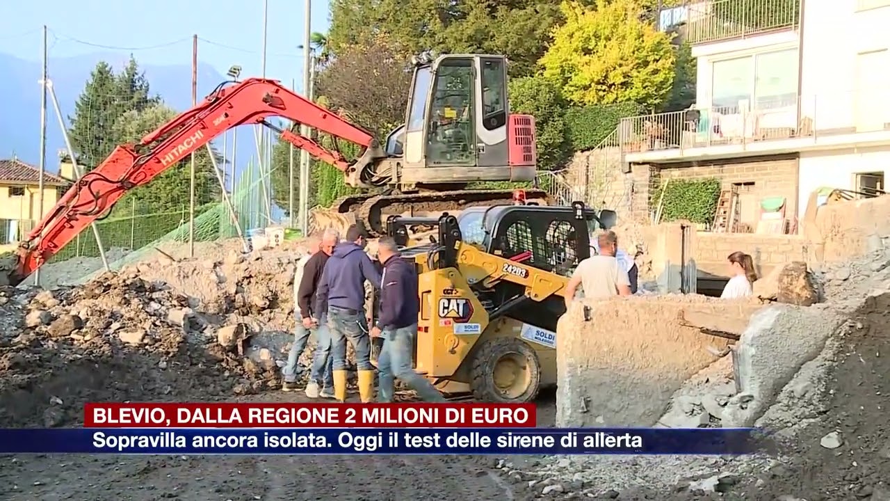 Etg - Blevio, dalla Regione 2 milioni. Sopravilla isolata, oggi il test delle sirene di allerta