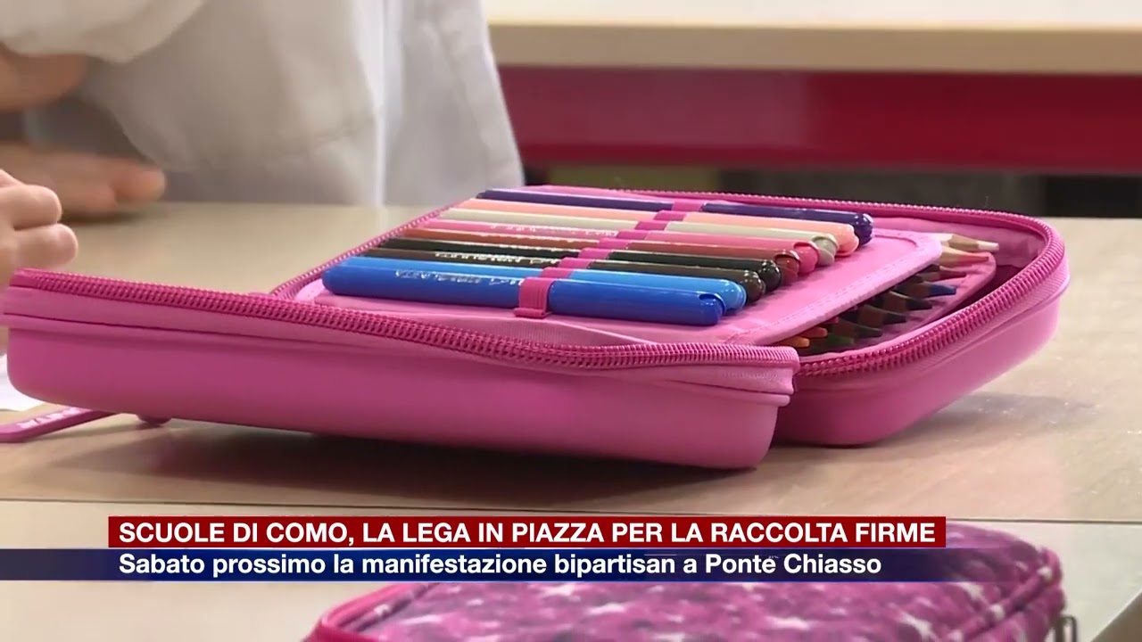 Etg - Scuole di Como, la Lega in piazza per la raccolta firme. Sabato la protesta a Ponte Chiasso