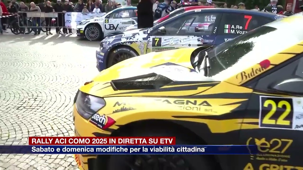 Etg - Rally Aci Como 2025: modifiche per la viabilità cittadina. Info e orari