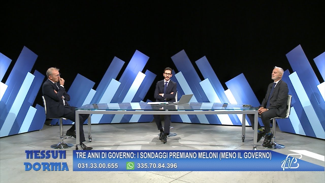 NESSUN DORMA - 24 OTTOBRE 2025 - TRE ANNI DI GOVERNO