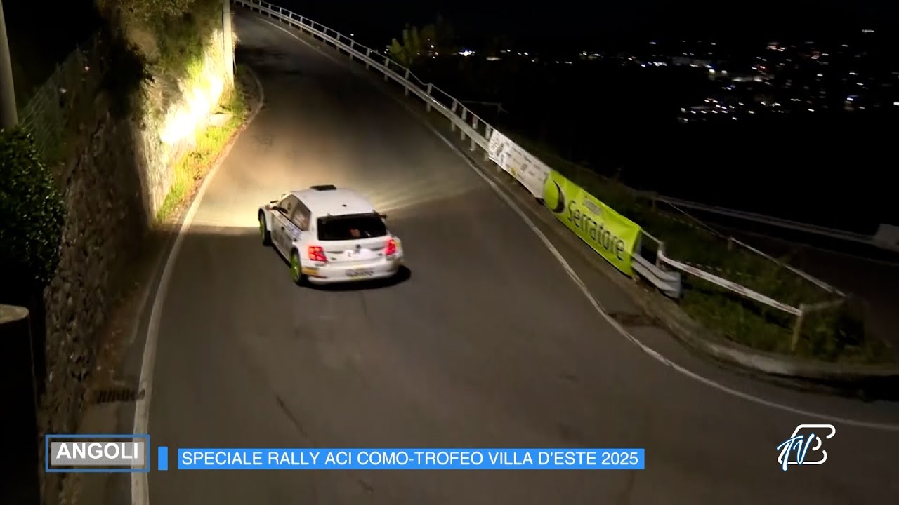 ANGOLI 27/10/2025: SPECIALE RALLY ACI COMO TROFEO VILLA D'ESTE 2025