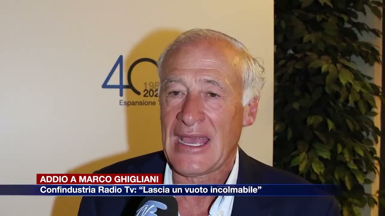 Etg - Addio a Marco Ghigliani, Confindustria Radio Tv: “Un vuoto incolmabile”