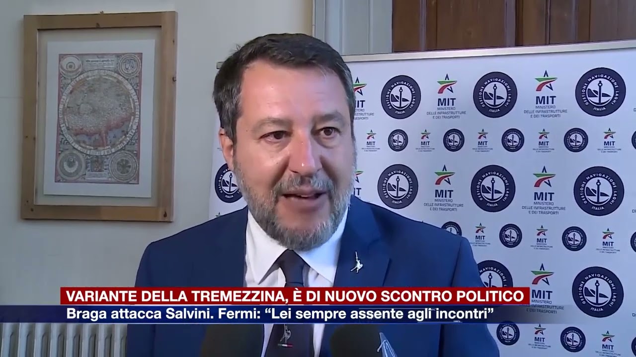 Etg - Variante della Tremezzina, Braga attacca Salvini. Fermi: “Lei sempre assente agli incontri”
