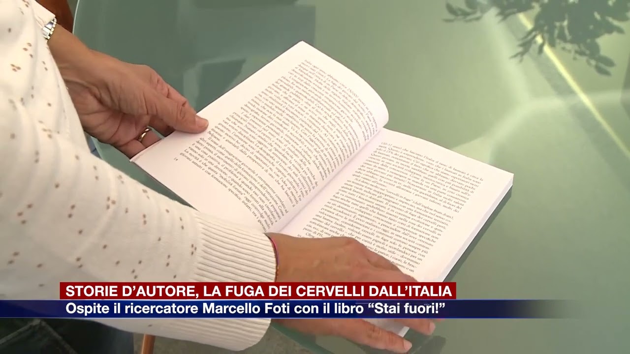 Etg - Storie d’Autore, la fuga dei cervelli dall’Italia: ospite il ricercatore Marcello Foti