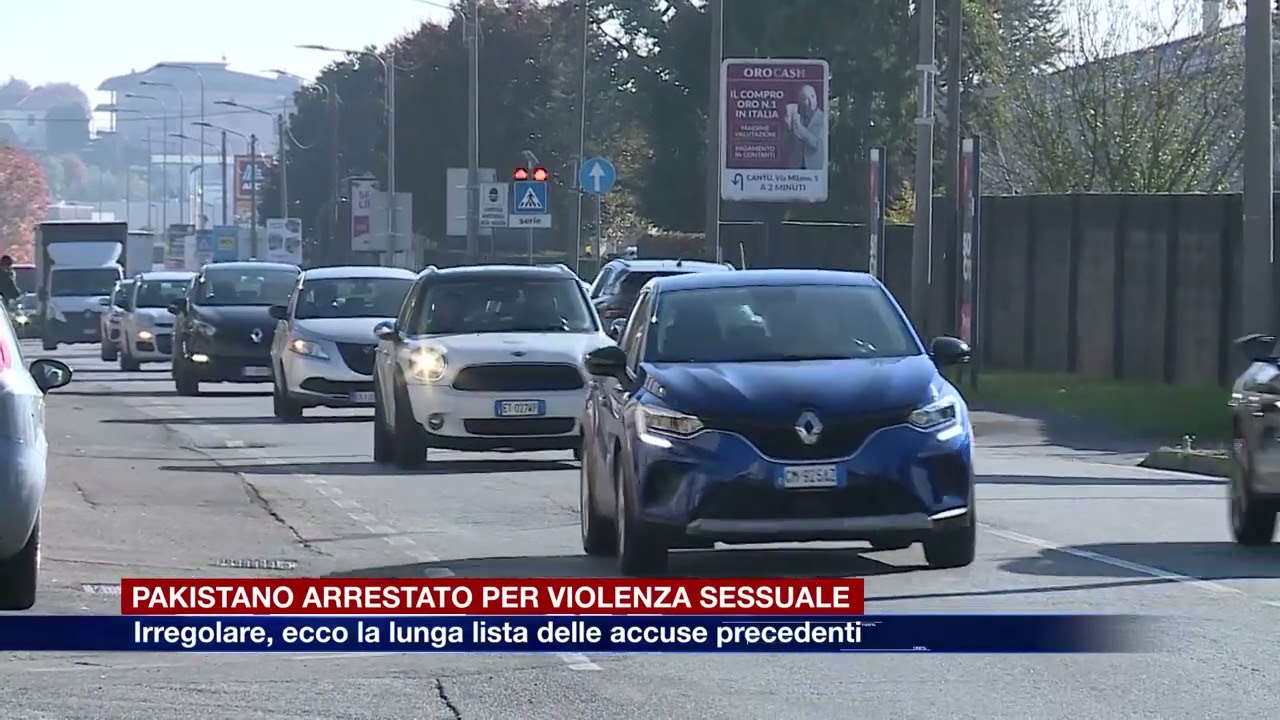 Etg - Pakistano arrestato per violenza sessuale a Cantù, ecco i suoi precedenti
