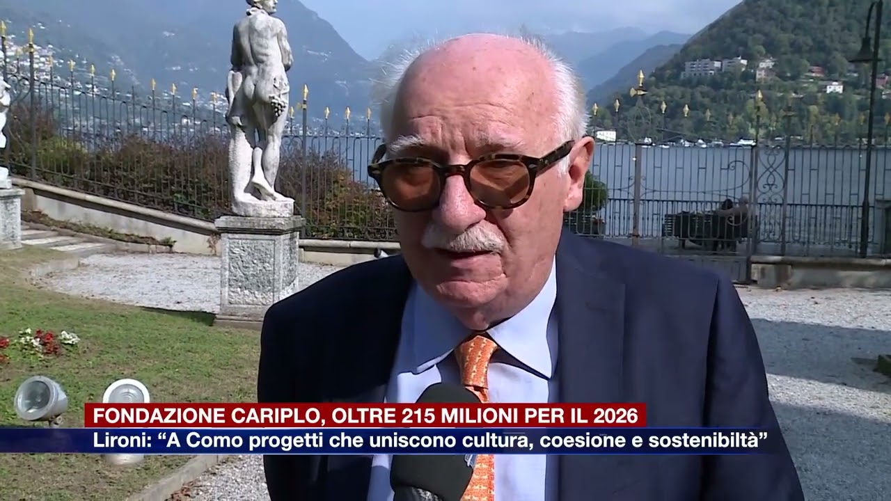 Etg - Fondazione Cariplo, Lironi: “A Como progetti di cultura, coesione sociale e sostenibilità”