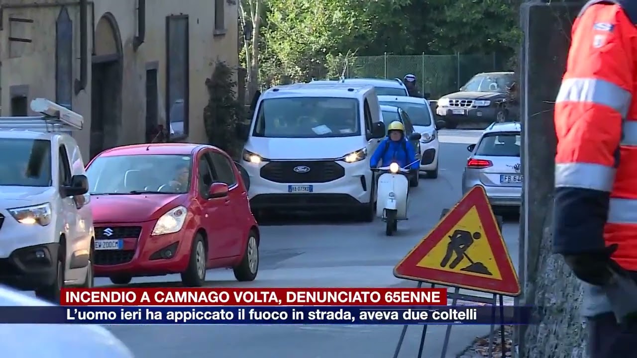 Etg - Incendio a Camnago Volta, denunciato dalla polizia il 65enne che ha appiccato il fuoco