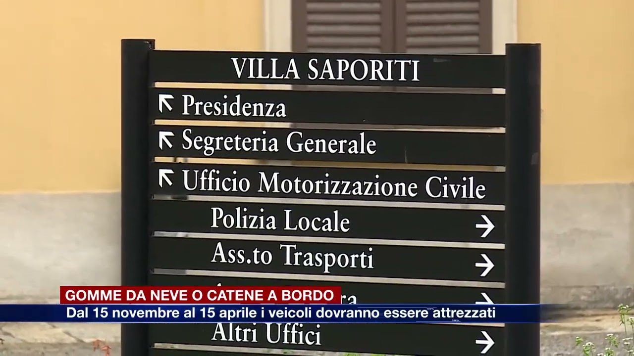 Etg - Gomme da neve o catene a bordo, dal 15 novembre scatta l’obbligo