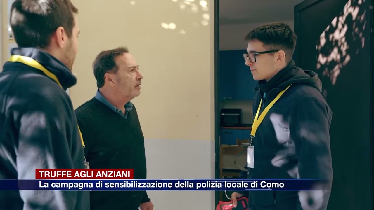 Etg - Truffe agli anziani, la campagna di sensibilizzazione della polizia locale di Como