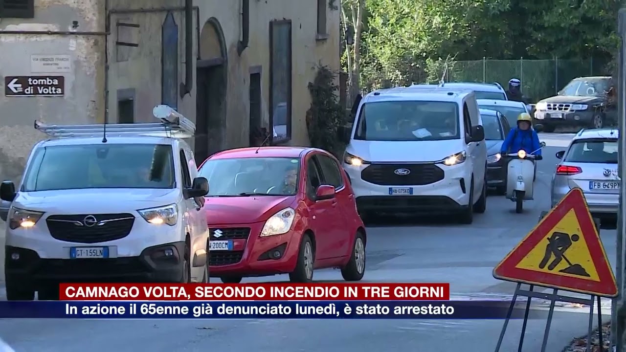 Etg - Camnago Volta, secondo incendio in tre giorni. Arrestato il 65enne già denunciato lunedì