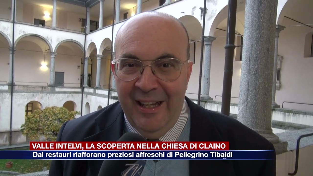 Etg - La scoperta nella chiesa di Claino: dai restauri riaffiorano affreschi di Pellegrino Tibaldi