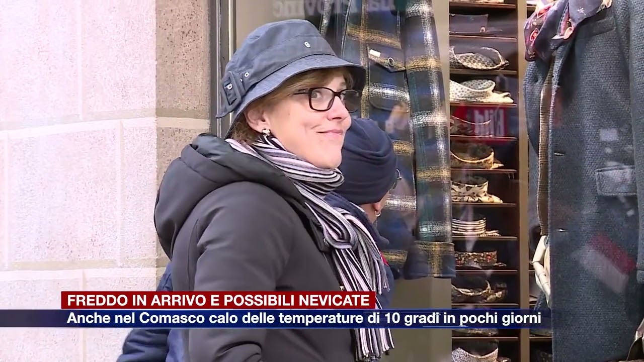 Etg - Freddo in arrivo e possibili nevicate: anche nel Comasco calo di 10 gradi in pochi giorni