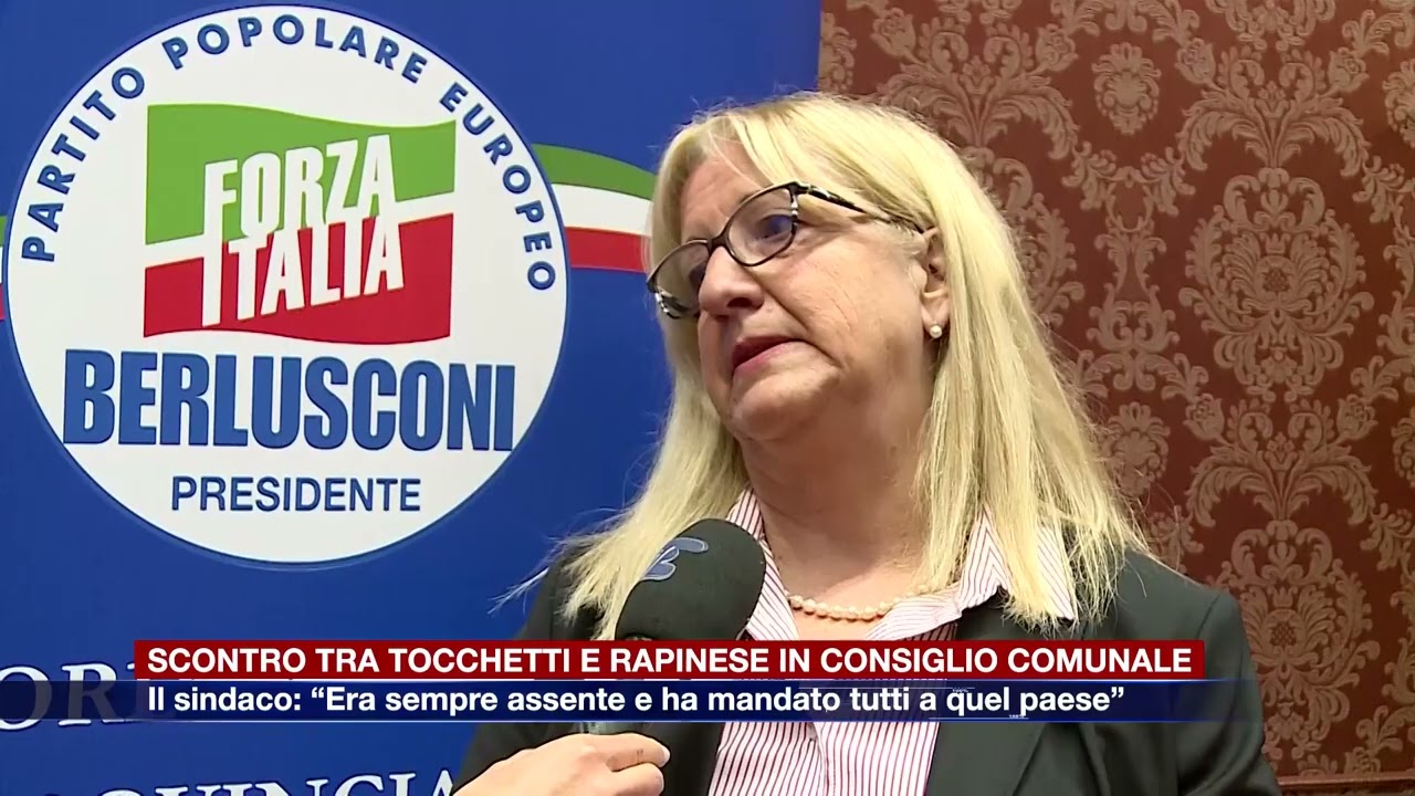 Etg - Botta e risposta Tocchetti-Rapinese in consiglio comunale. Il sindaco: “Era sempre assente”