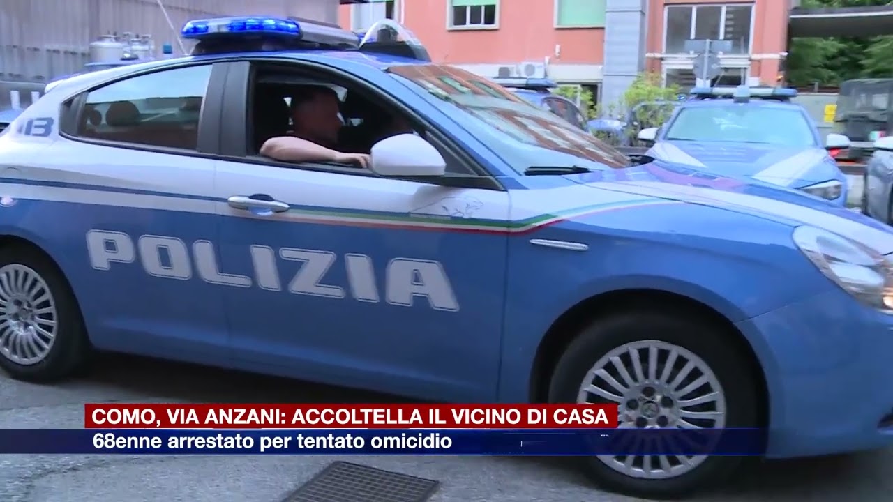 Etg - Como: accoltella il vicino di casa, 68enne arrestato per tentato omicidio
