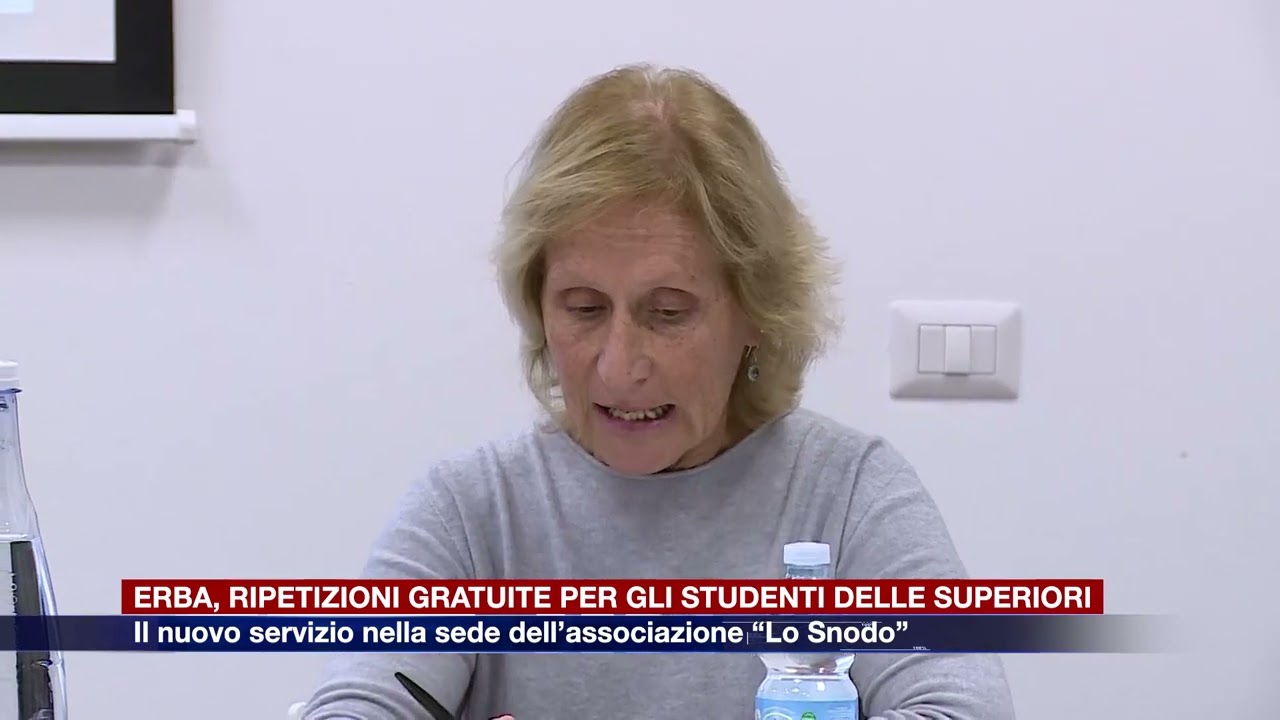 Etg - Erba, ripetizioni gratuite per gli studenti delle superiori. Il nuovo servizio a “Lo Snodo”