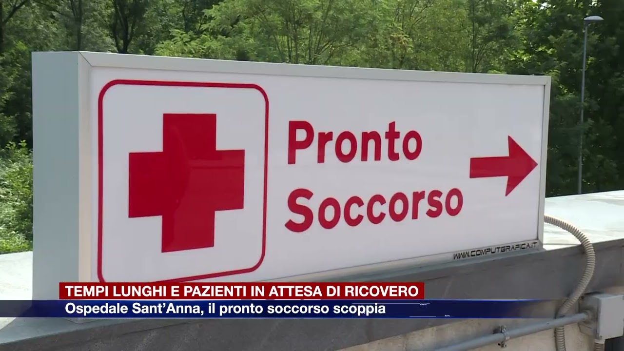 Etg - Tempi lunghi e pazienti in attesa di ricovero: ospedale Sant’Anna, il pronto soccorso scoppia