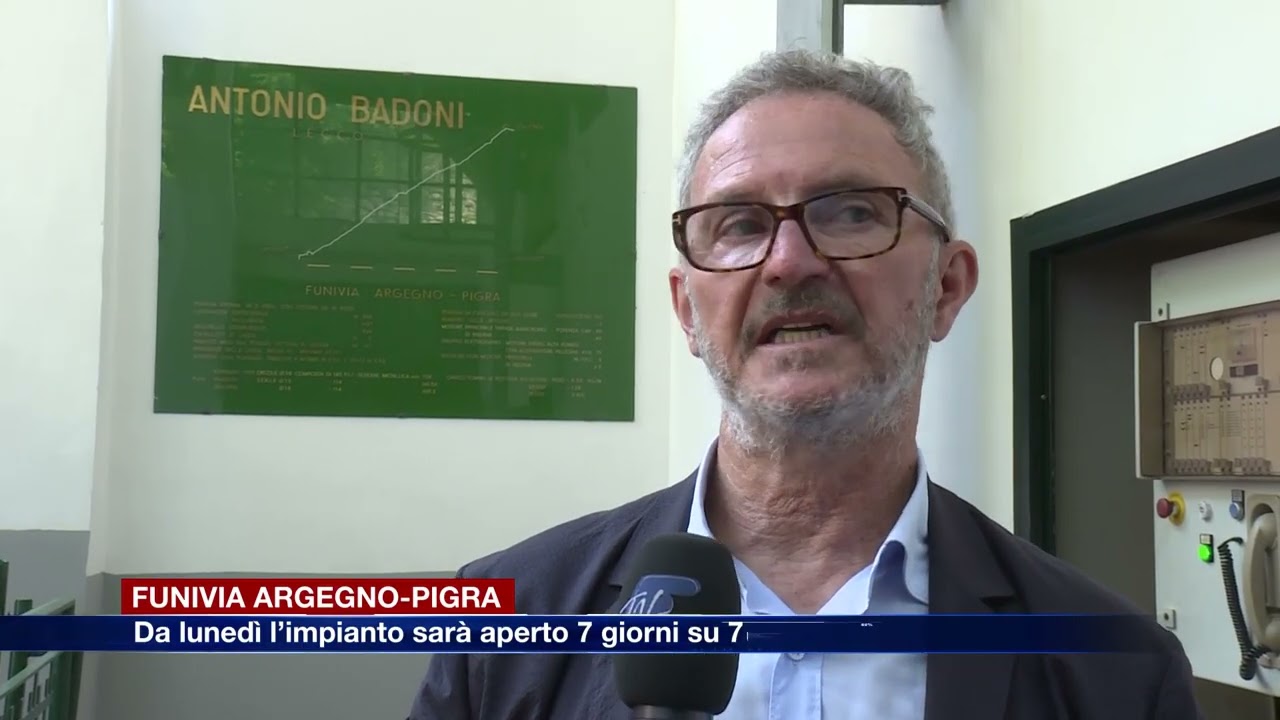 Etg - Funivia Argegno-Pigra, da lunedì l’impianto sarà aperto 7 giorni su 7