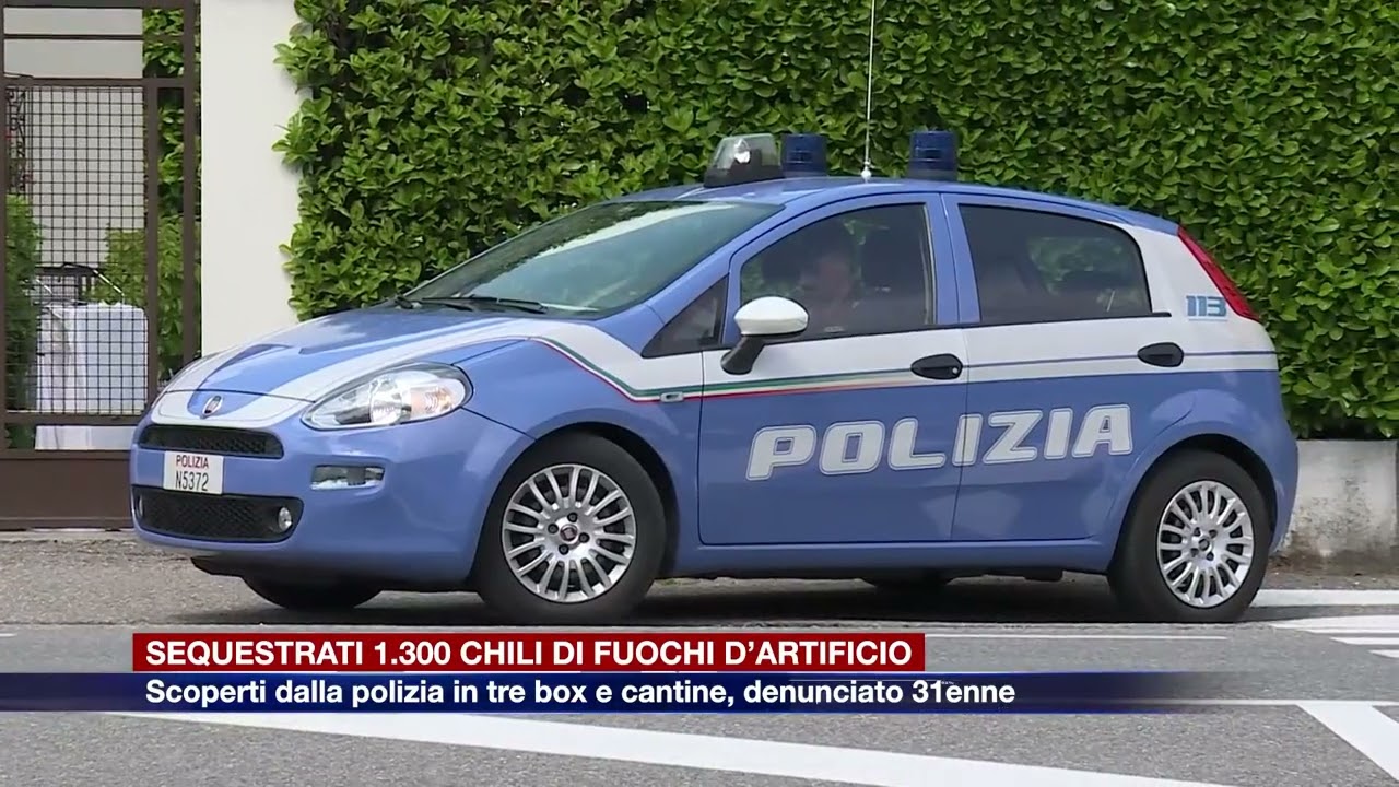 Etg - Quintali di fuochi accumulati in modo pericoloso, maxi sequestro della polizia