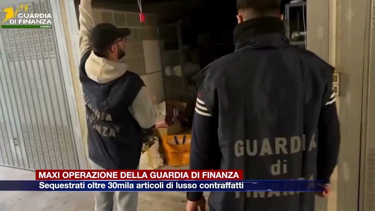 Etg - Maxi operazione della guardia di finanza. Sequestrati 30mila articoli di lusso contraffatti