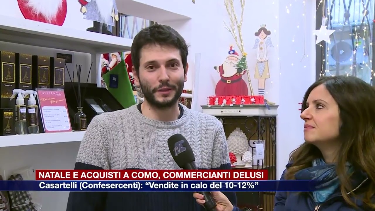 Etg - Natale e acquisti a Como, commercianti delusi. Confesercenti: 