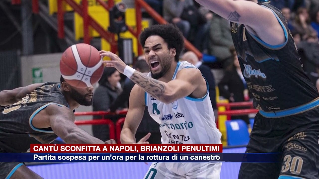 Etg - Basket, Cantù sconfitta in trasferta a Napoli