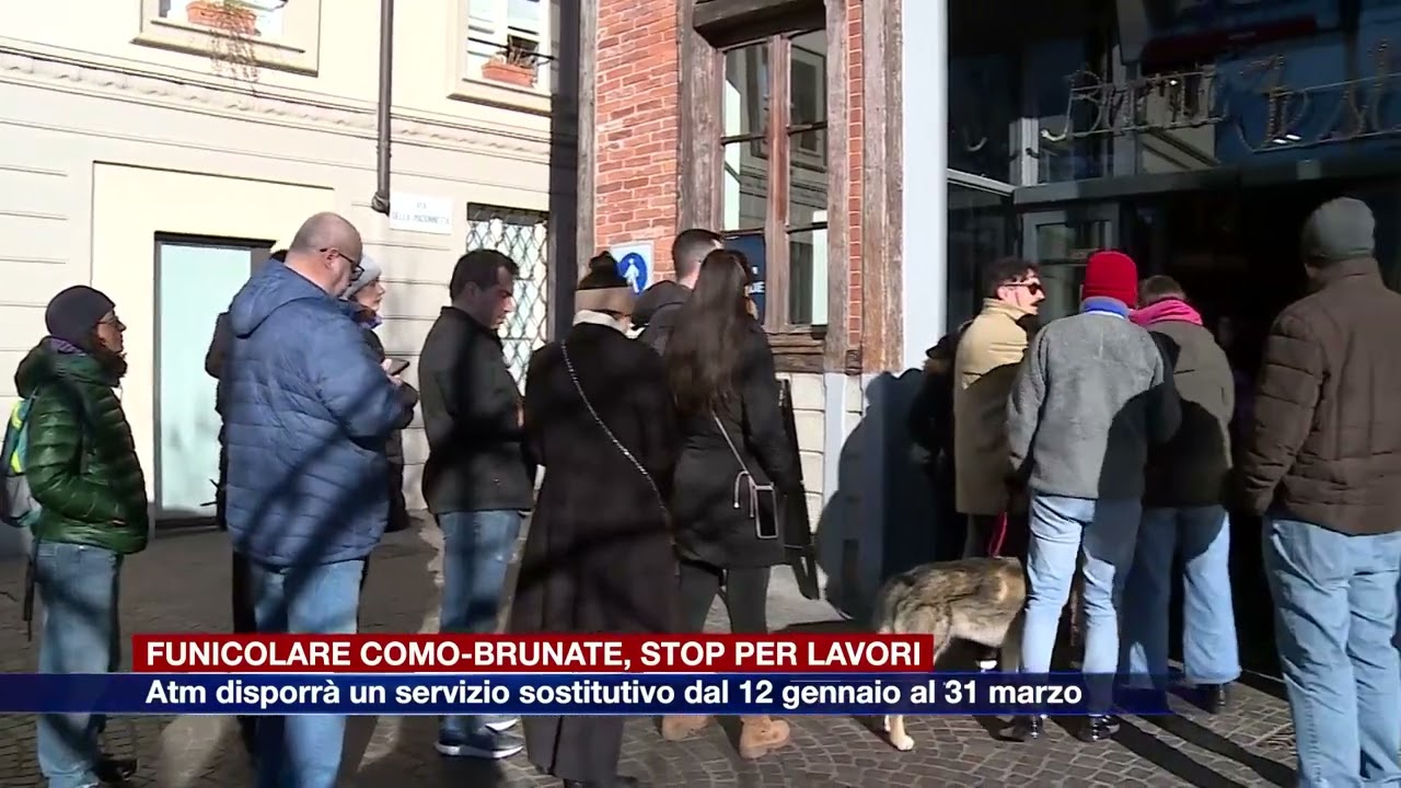 Etg - Funicolare Como-Brunate, stop dal 12 gennaio per manutenzione straordinaria