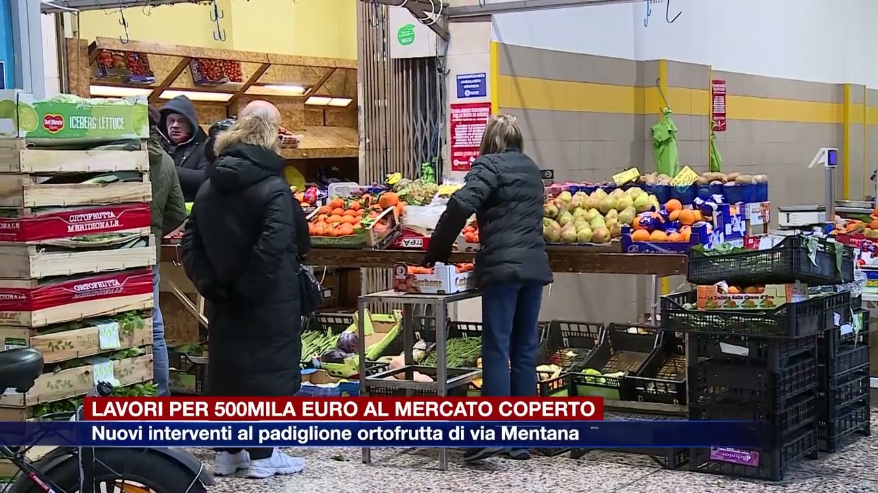 Etg - Lavori per mezzo milione di euro al mercato coperto di via Mentana