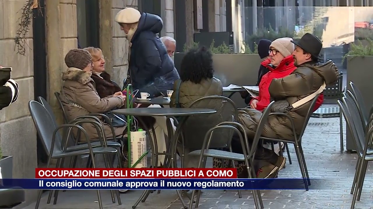 Etg - Occupazione di spazi pubblici a Como: il consiglio comunale approva il nuovo regolamento