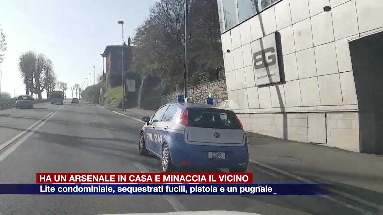 Etg - Minaccia il vicino e ha un arsenale in casa. Sequestrati fucili, pistola e un pugnale