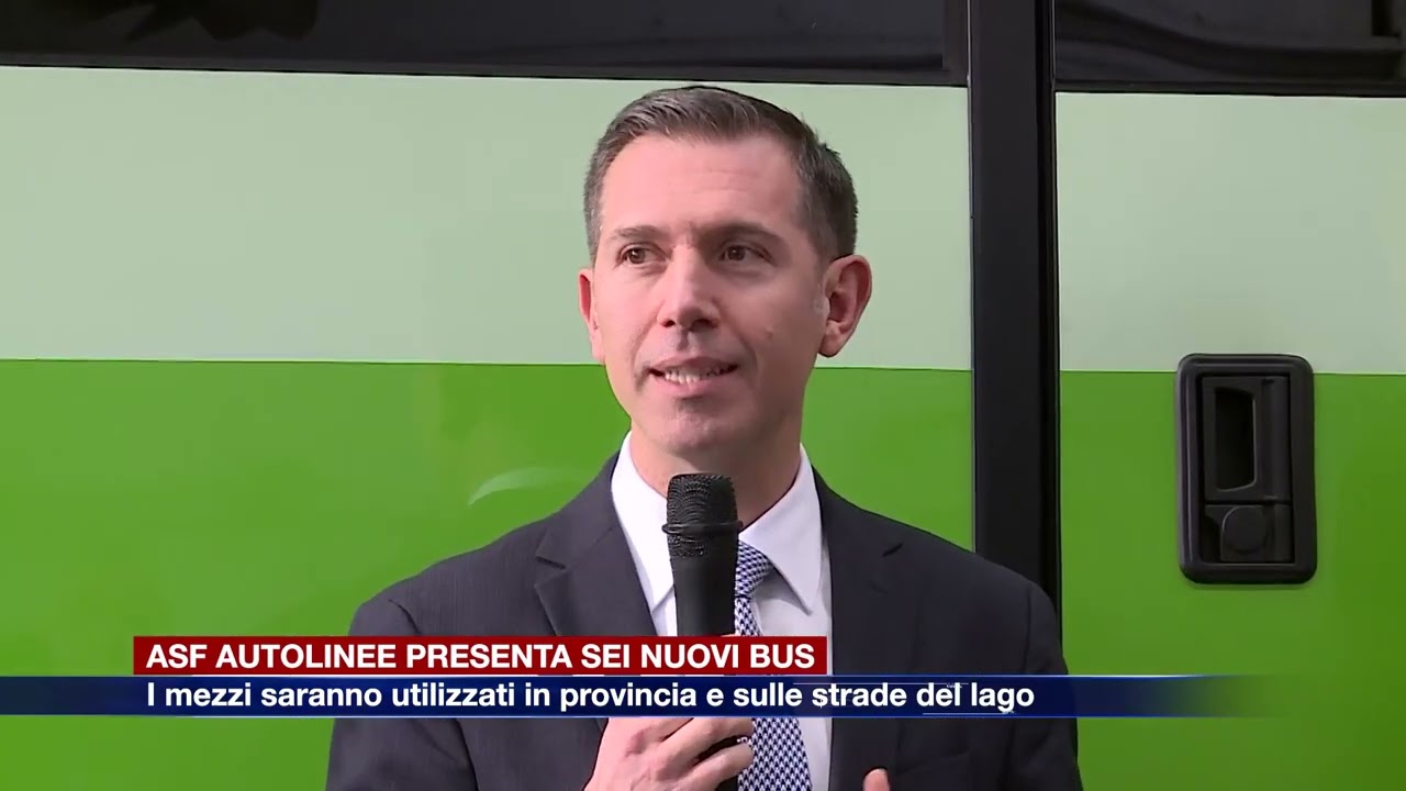 Etg - Asf Autolinee presenta sei nuovi bus, presente anche il console turco Mehmet Özöktem