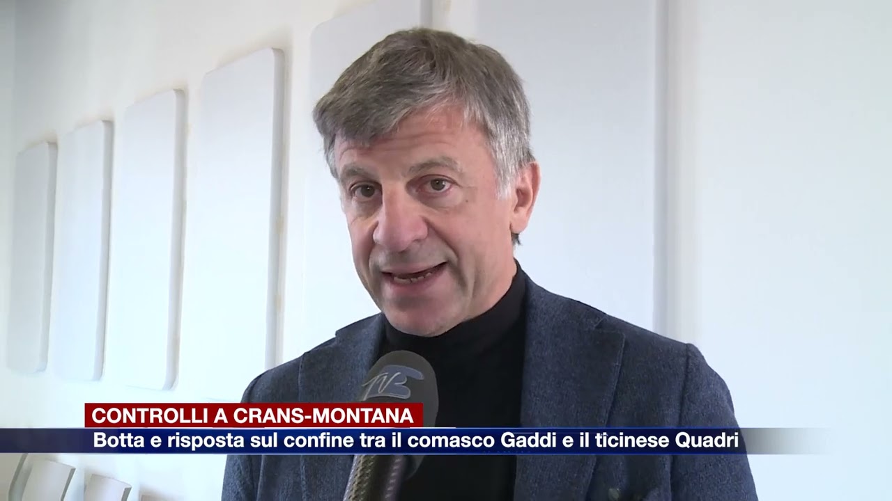 Etg - Controlli a Crans-Montana, scontro tra il comasco Gaddi e il ticinese Quadri