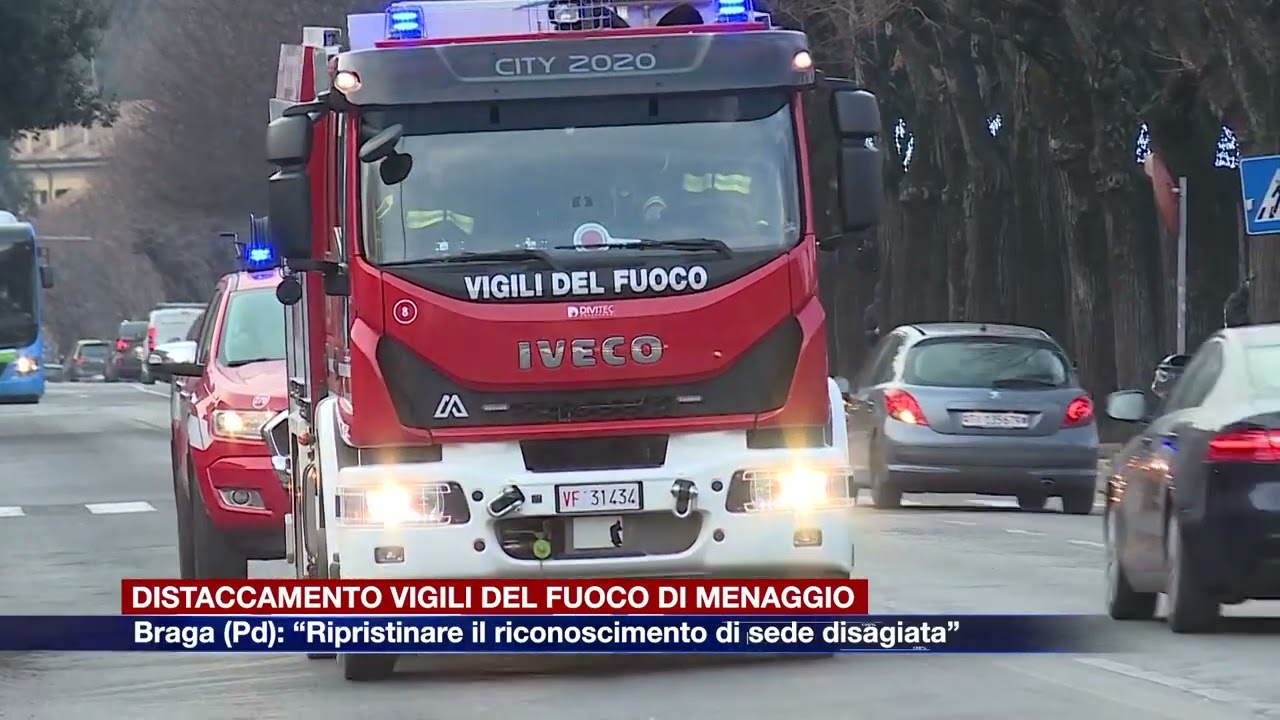 Etg - Distaccamento vvf di Menaggio, Braga (Pd): “Ripristinare il riconoscimento di sede disagiata”
