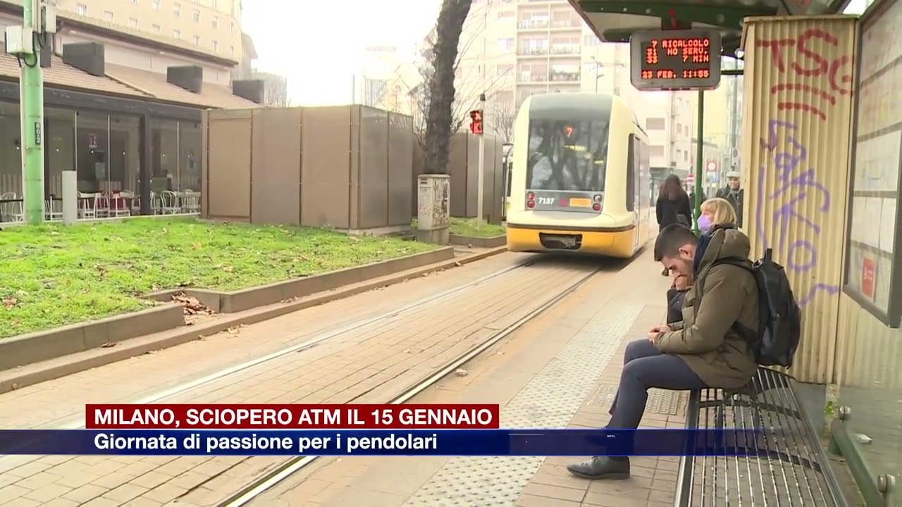 Etg - Milano, sciopero di Atm il 15 gennaio. Giornata di passione per i pendolari