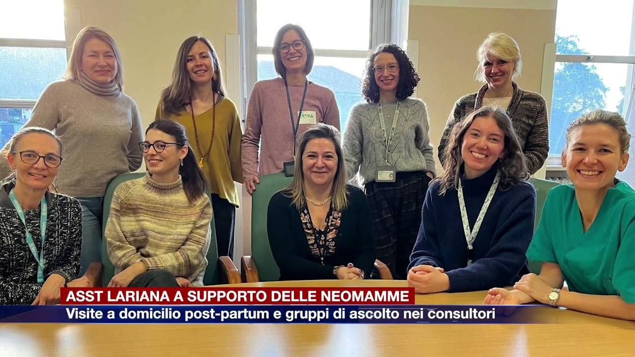 Etg - Asst Lariana a supporto delle neo-mamme: visite a domicilio e spazi di gruppo nei consultori