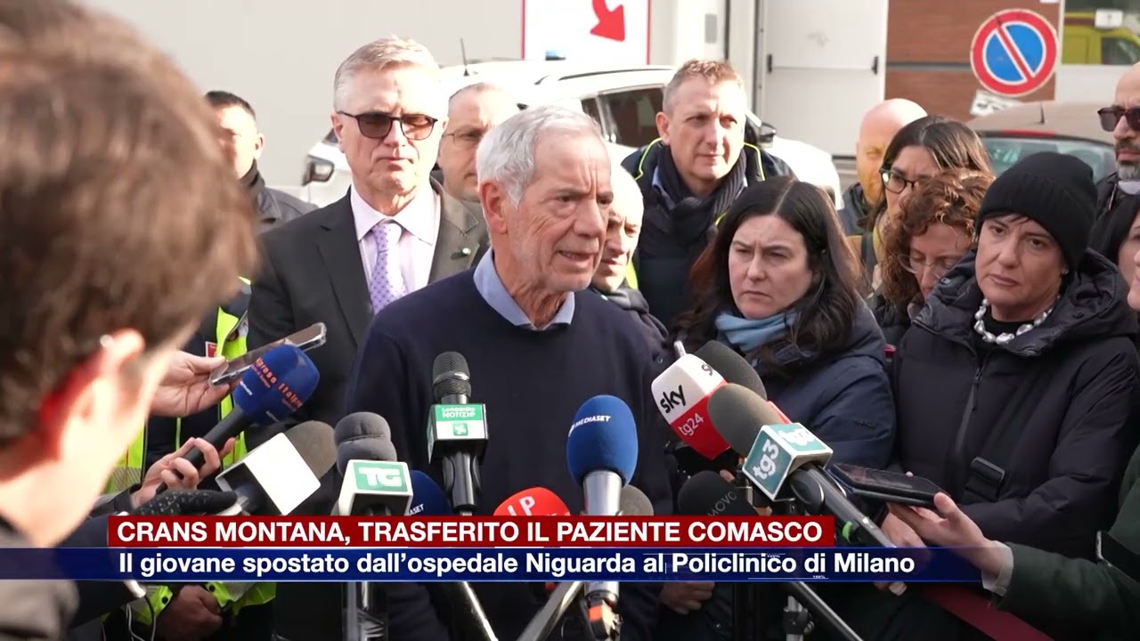 Etg - Crans Montana, trasferito dal Niguarda al Policlinico il comasco ferito nell’incendio