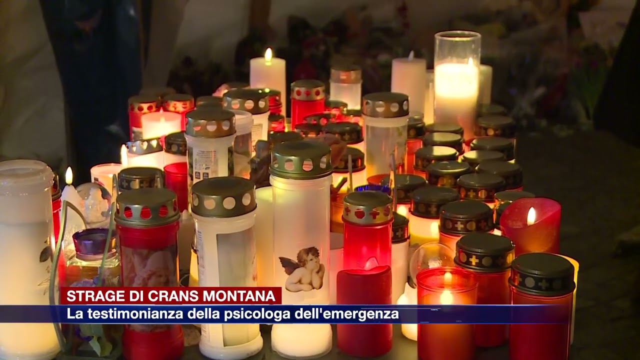 Etg - Strage di Crans Montana, la testimonianza della psicologa dell’emergenza